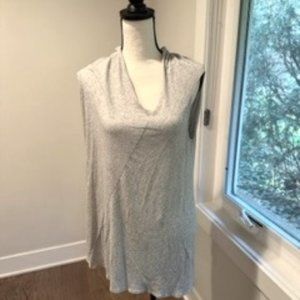 Rachel Zoe Cotton Asymetrical Sleeveless Top - Size L